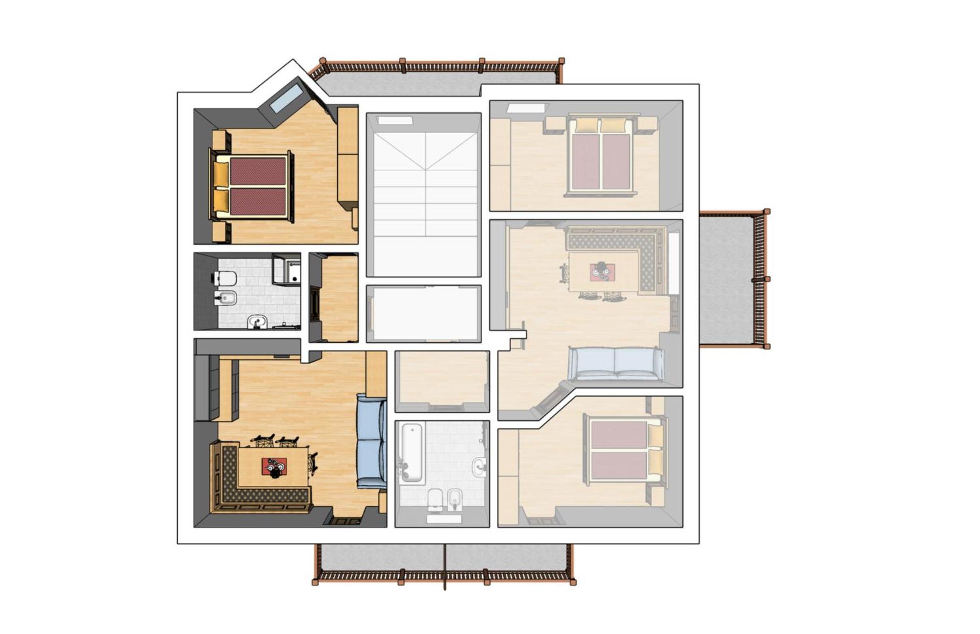 Apartment Fedares La Valle Exterior photo